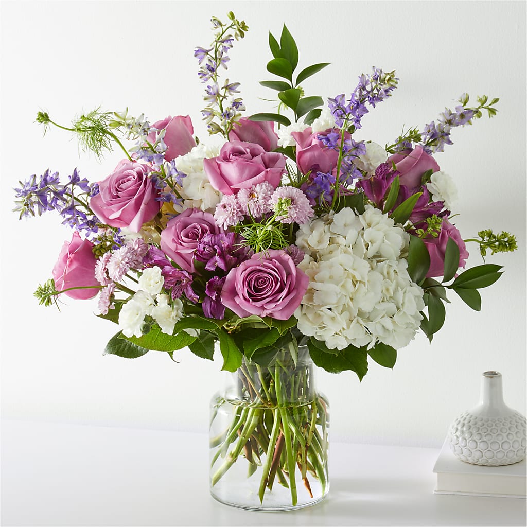 Violet Caress Bouquet – Brownsville Premiere Florist, Brooklyn NY