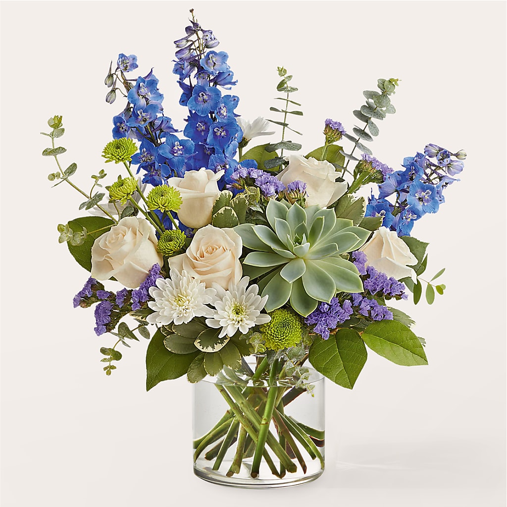 Cerulean Waves Bouquet – Brownsville Premiere Florist, Brooklyn NY