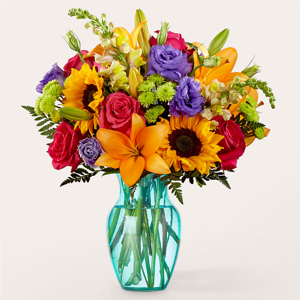 Double Rainbow Bouquet – Brownsville Premiere Florist, Brooklyn NY