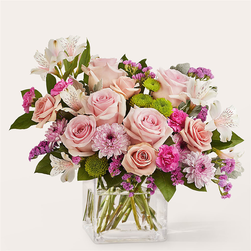 Pink Suede Bouquet – Brownsville Premiere Florist, Brooklyn NY