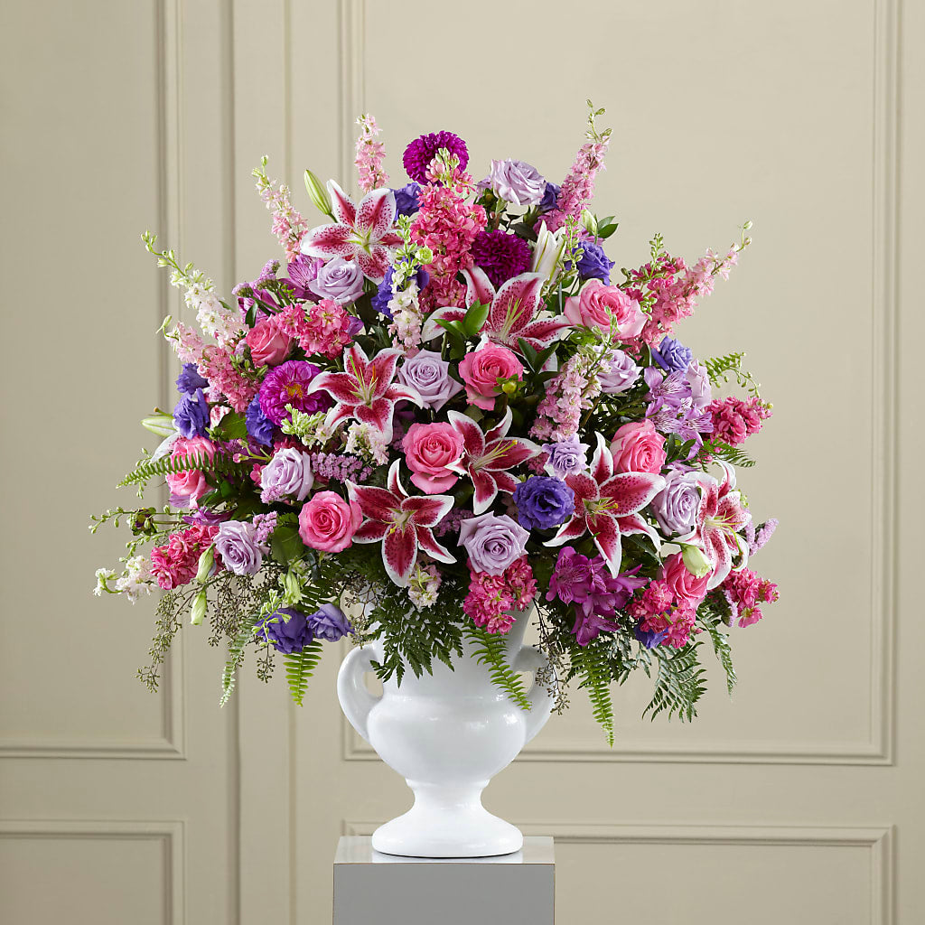 Peaceful Tribute Arrangement – Brownsville Premiere Florist, Brooklyn NY