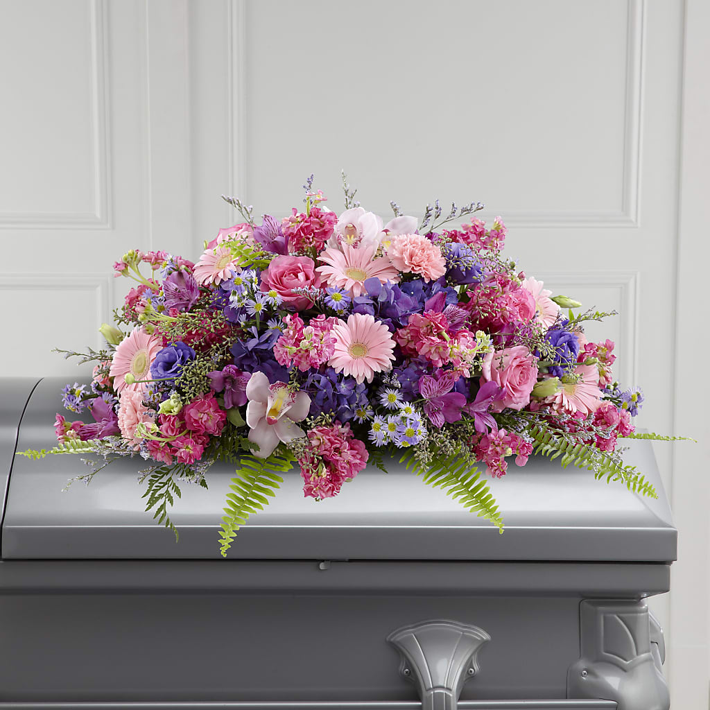 Glorious Garden Casket Spray – Brownsville Premiere Florist, Brooklyn NY