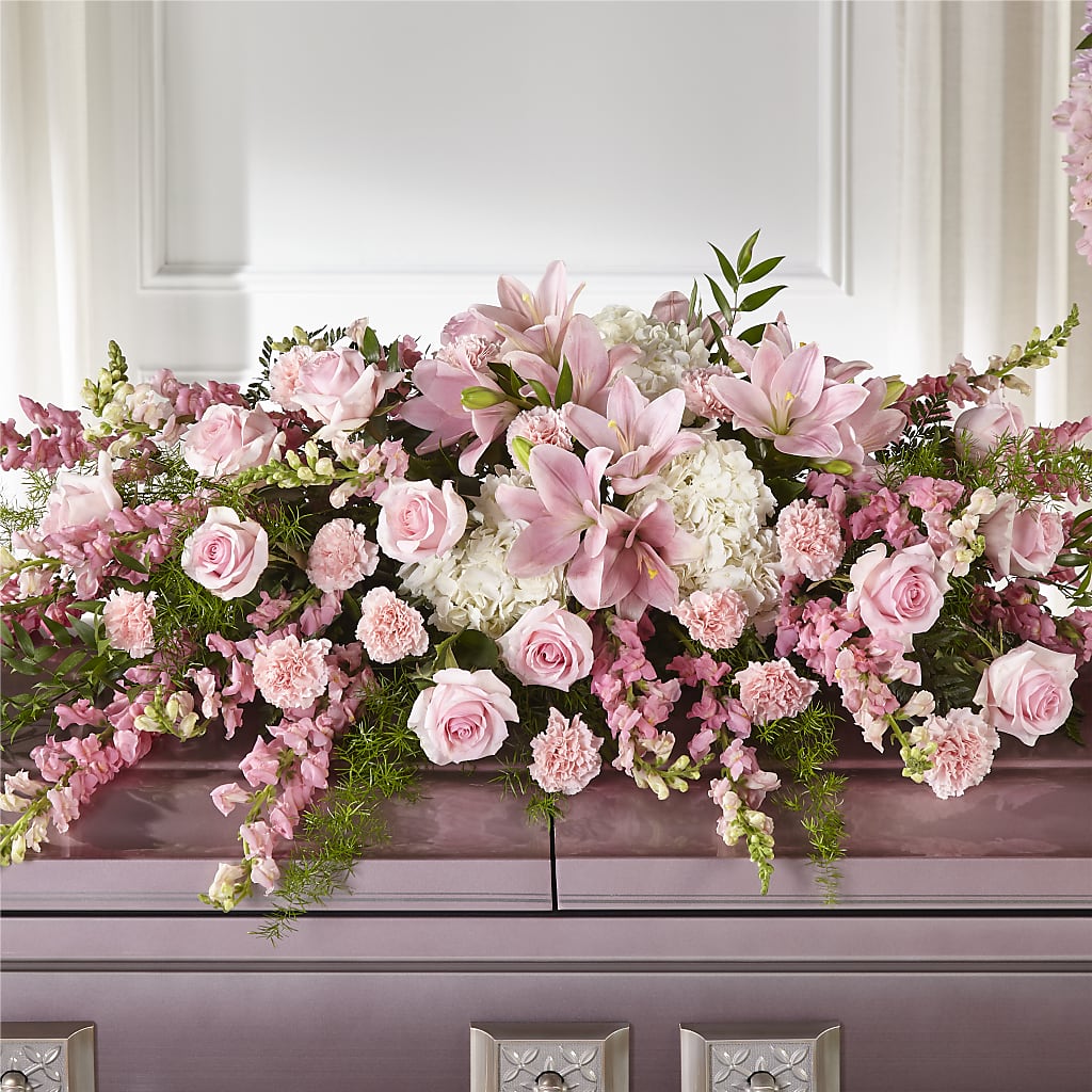 Life & Remembrance Casket Spray – Brownsville Premiere Florist, Brooklyn NY