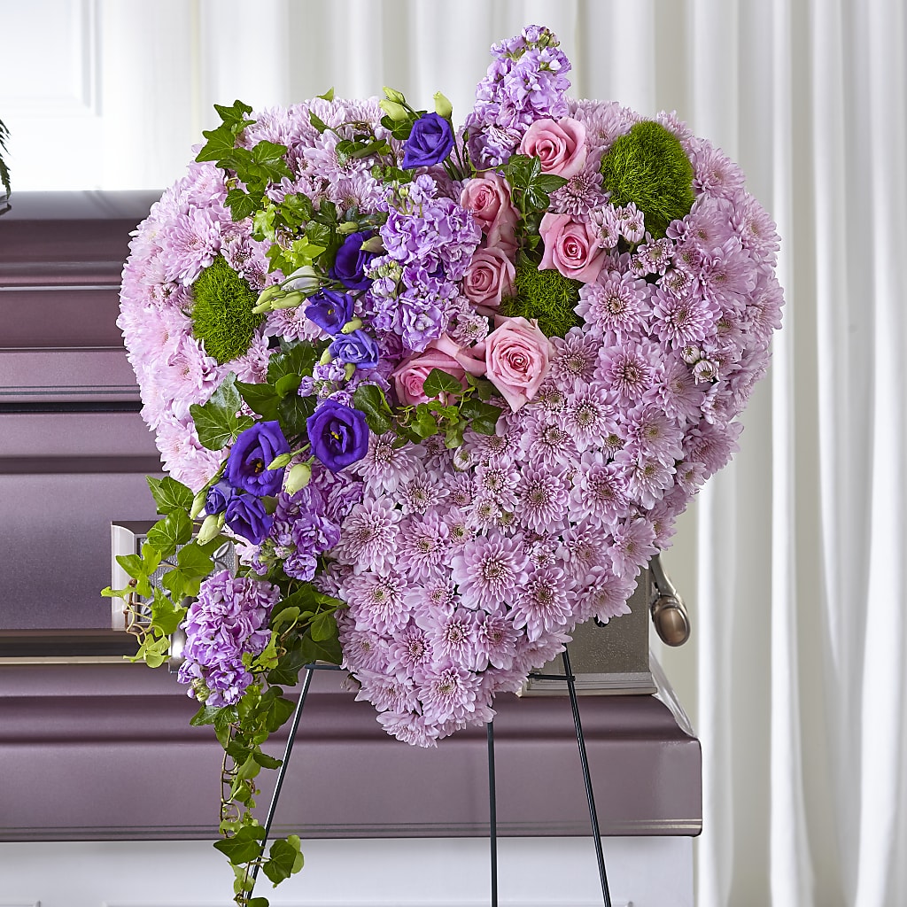 Treasured Love Standing Heart – Brownsville Premiere Florist, Brooklyn NY