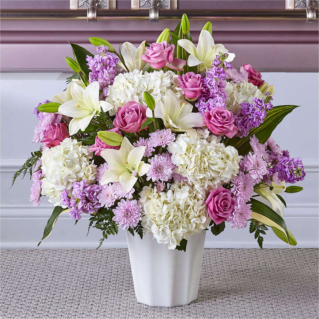 Heaven Sent Floor Basket – Brownsville Premiere Florist, Brooklyn NY