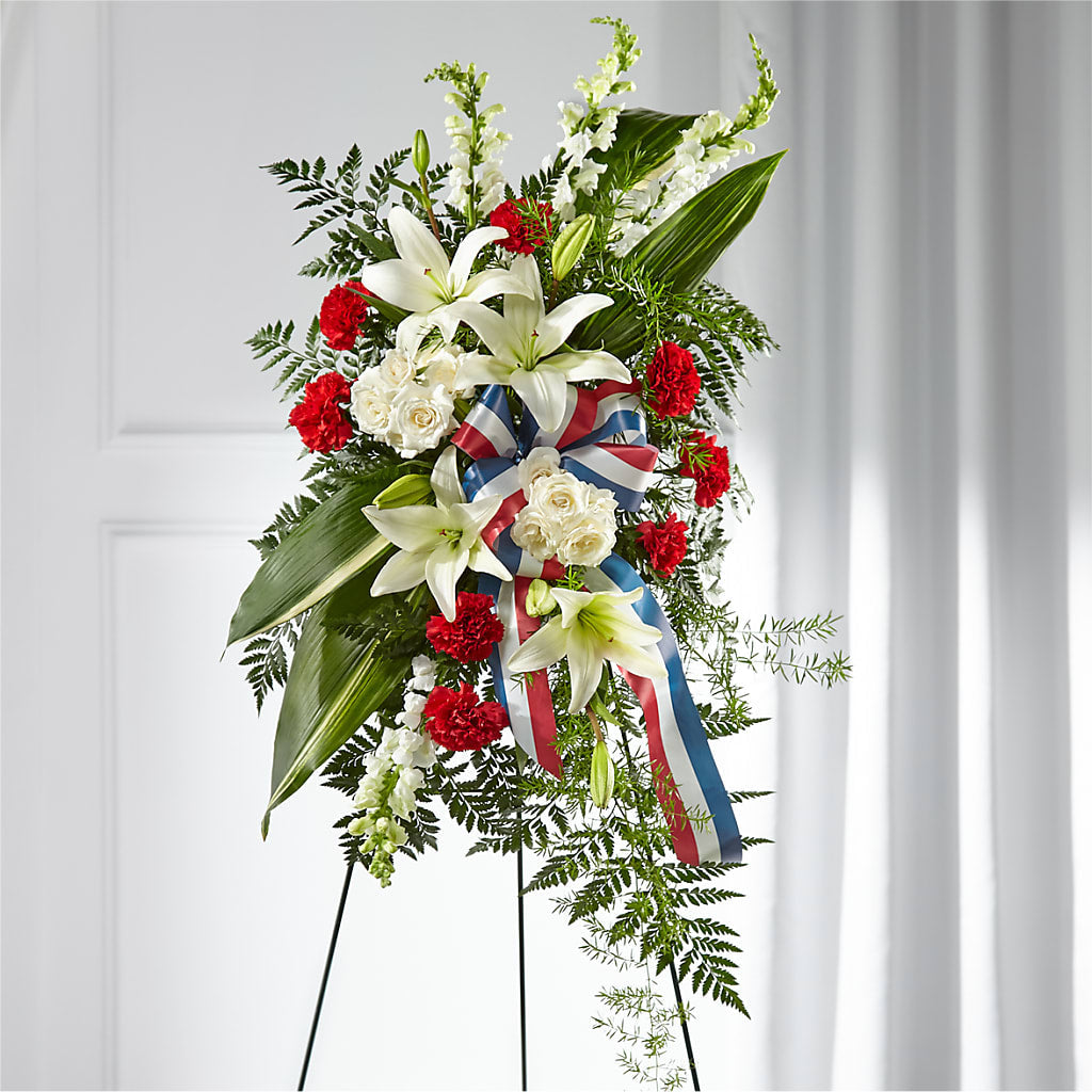 Stars of Life Standing Spray – Brownsville Premiere Florist, Brooklyn NY