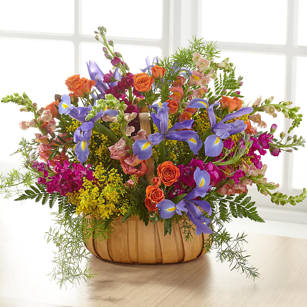 Garden of Life Basket – Brownsville Premiere Florist, Brooklyn NY