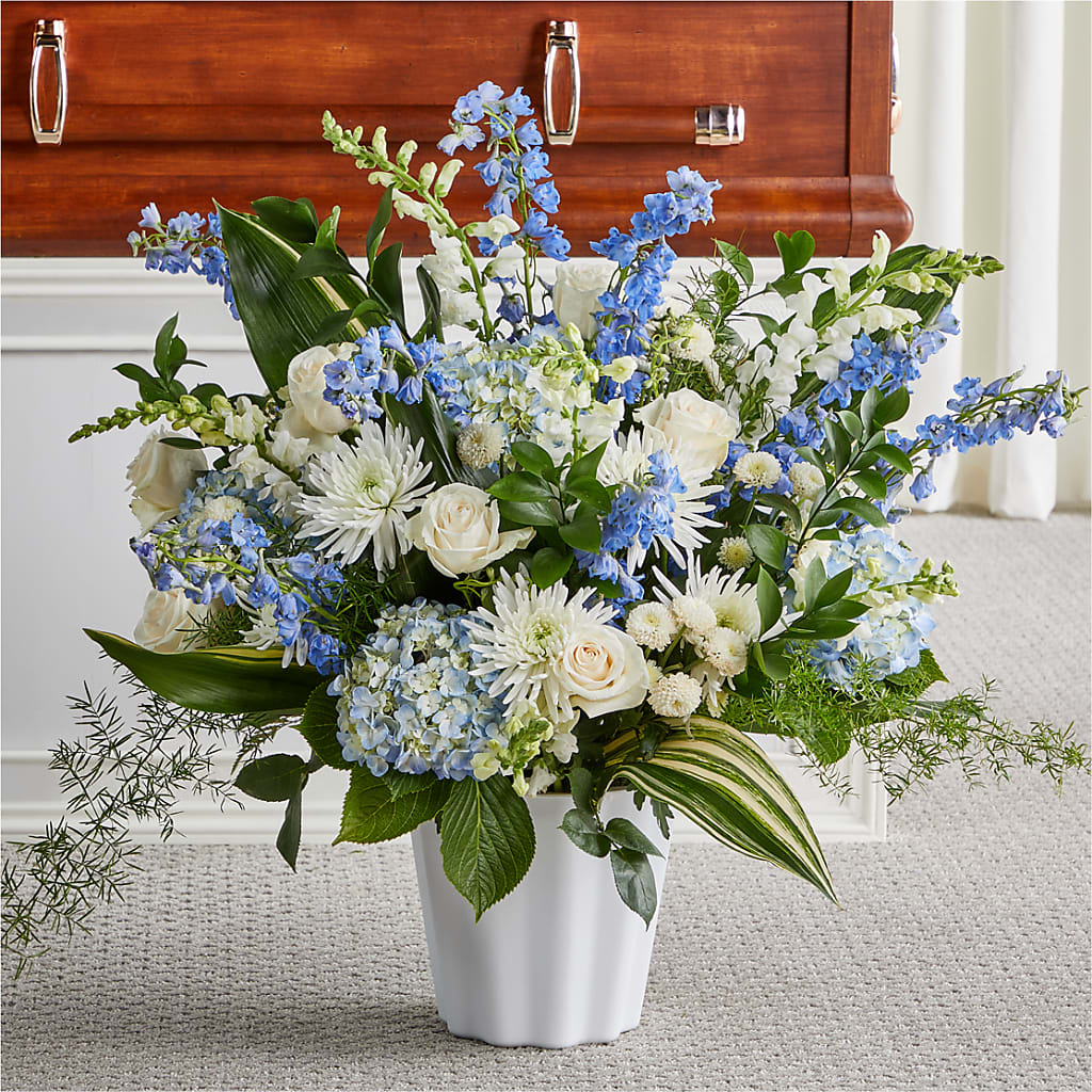 Everlasting Memories Floor Basket – Brownsville Premiere Florist, Brooklyn NY