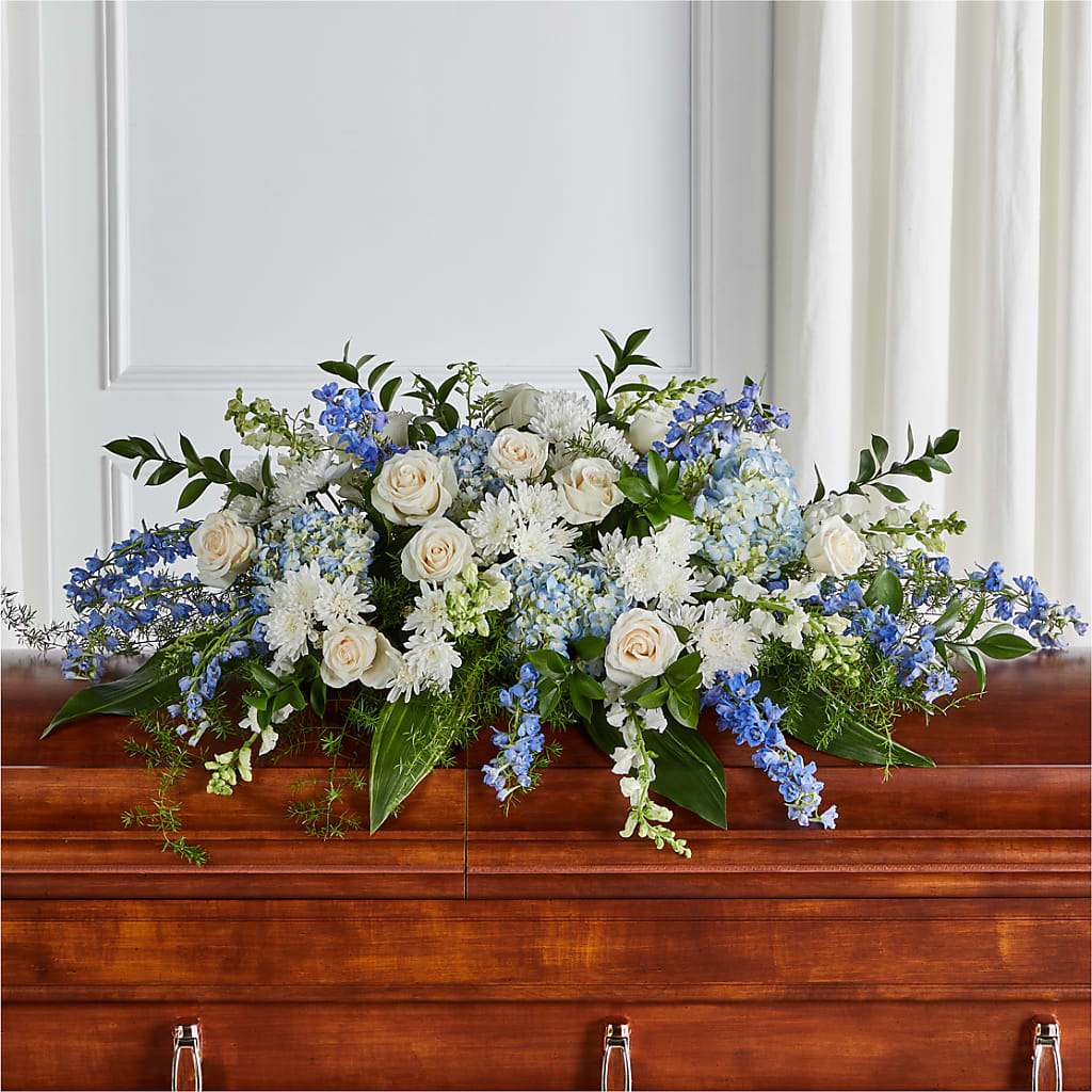 Timeless Essence Casket Spray – Brownsville Premiere Florist, Brooklyn NY
