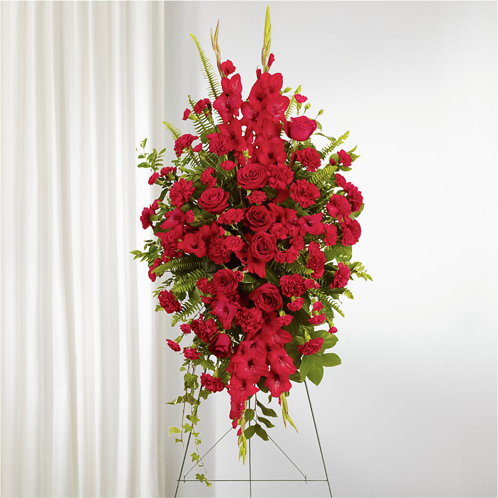 From the Heart Standing Spray – Brownsville Premiere Florist, Brooklyn NY