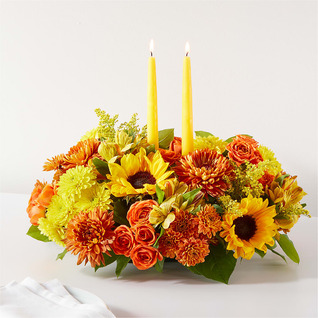 Autumn Harmony Centerpiece – Brownsville Premiere Florist, Brooklyn NY