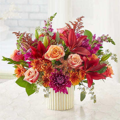 Burgundy Landscape Bouquet –  Brownsville Premiere Florist, Brooklyn NY