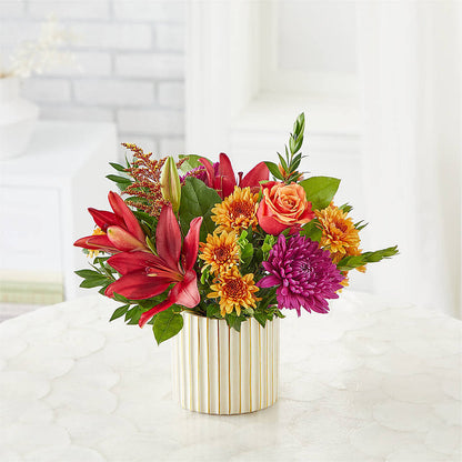 Burgundy Landscape Bouquet –  Brownsville Premiere Florist, Brooklyn NY