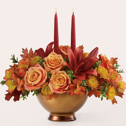 Harvest Table Centerpiece –  Brownsville Premiere Florist, Brooklyn NY