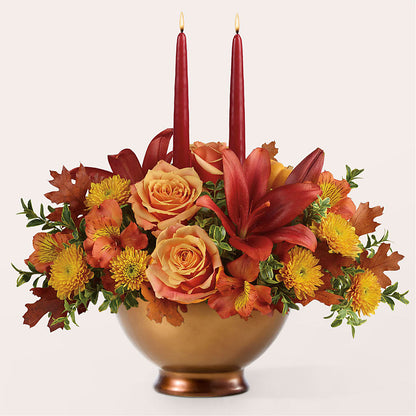 Harvest Table Centerpiece –  Brownsville Premiere Florist, Brooklyn NY