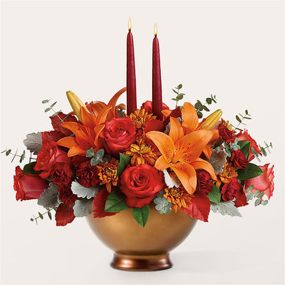 Fruits of Fall Centerpiece –  Brownsville Premiere Florist, Brooklyn NY